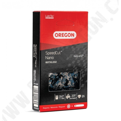 OREGON 80TXL032E pilový řetěz 325" 1,1mm 32 článků hranatý